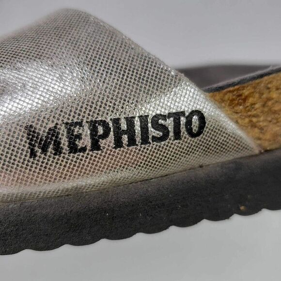 Mephisto Women's Sandals in Metallic and Black - Picture 2 of 10
